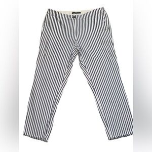 Luisa Cerano striped crop pants size 8